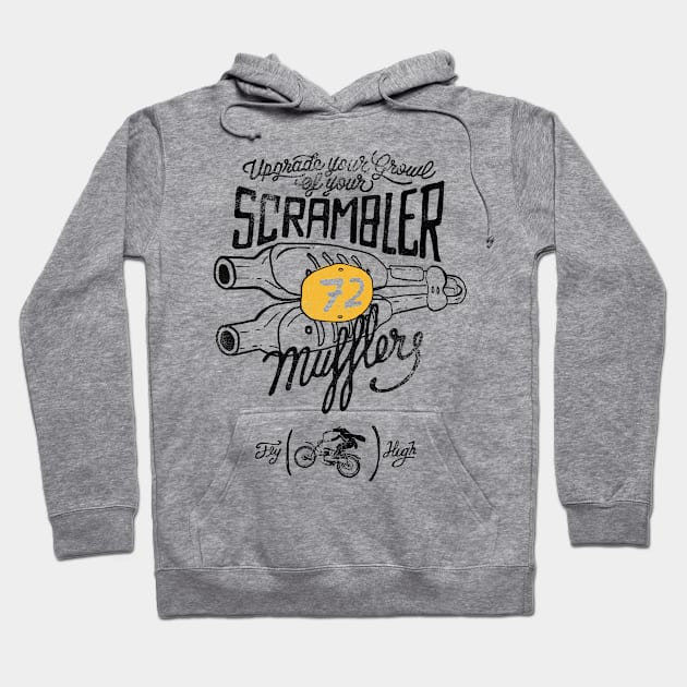 Scrambler Mufflers Hoodie by KUMAWAY